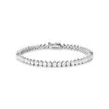 PULSEIRA RIVIERA COM CRISTAIS REDONDOS