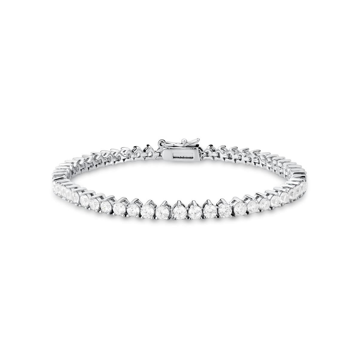 PULSEIRA RIVIERA COM CRISTAIS REDONDOS