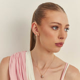 CONJUNTO BRINCO E COLAR DE GOTA EM CRISTAL