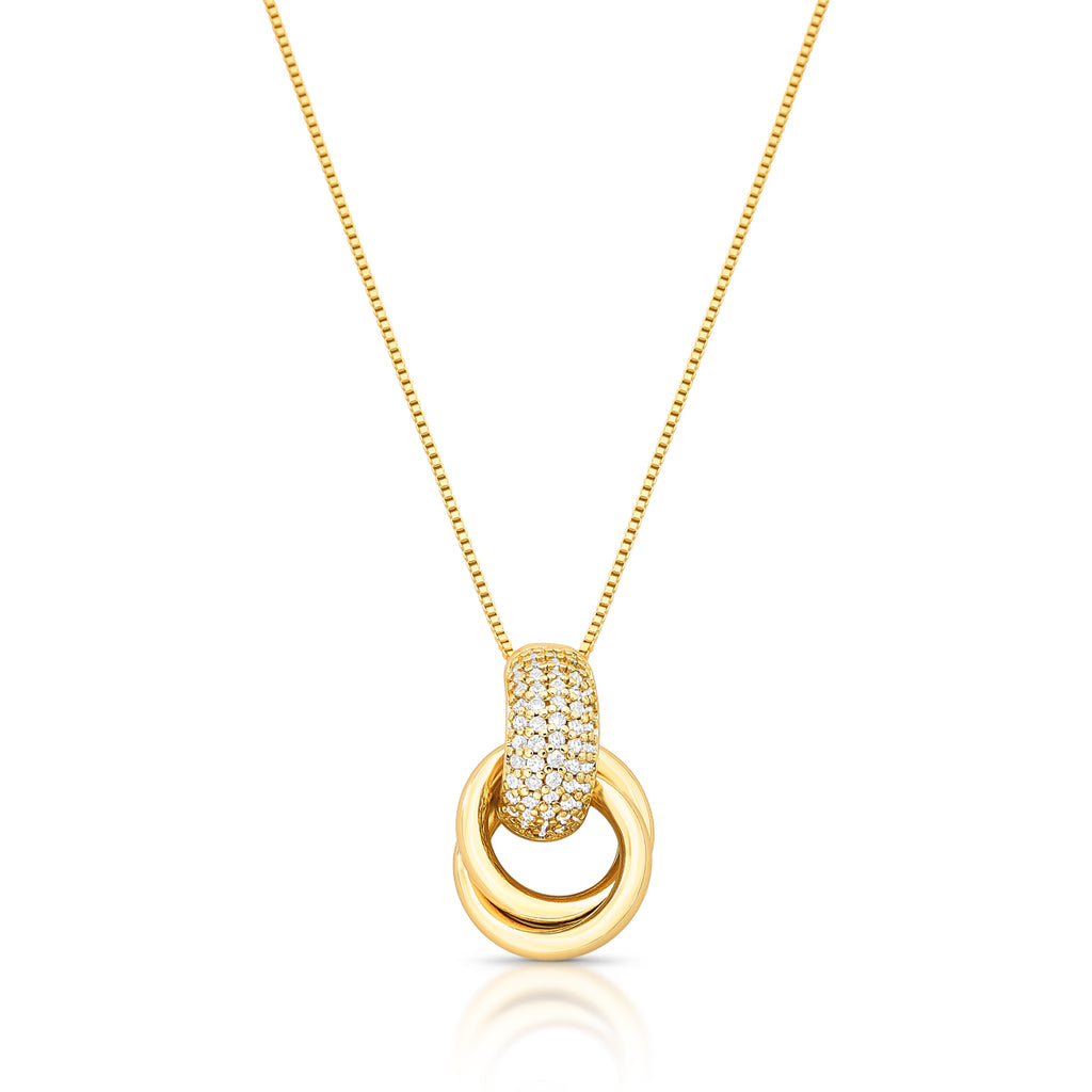 CORRENTE MALHA VENEZIANA C/ PING 5 COLUNA ZIRCONIA