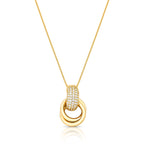 CORRENTE MALHA VENEZIANA C/ PING 5 COLUNA ZIRCONIA