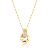 CORRENTE MALHA VENEZIANA C/ PING 5 COLUNA ZIRCONIA