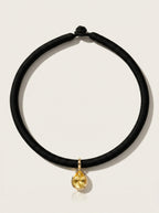 COLAR TECIDO CRISTAL AMARELO